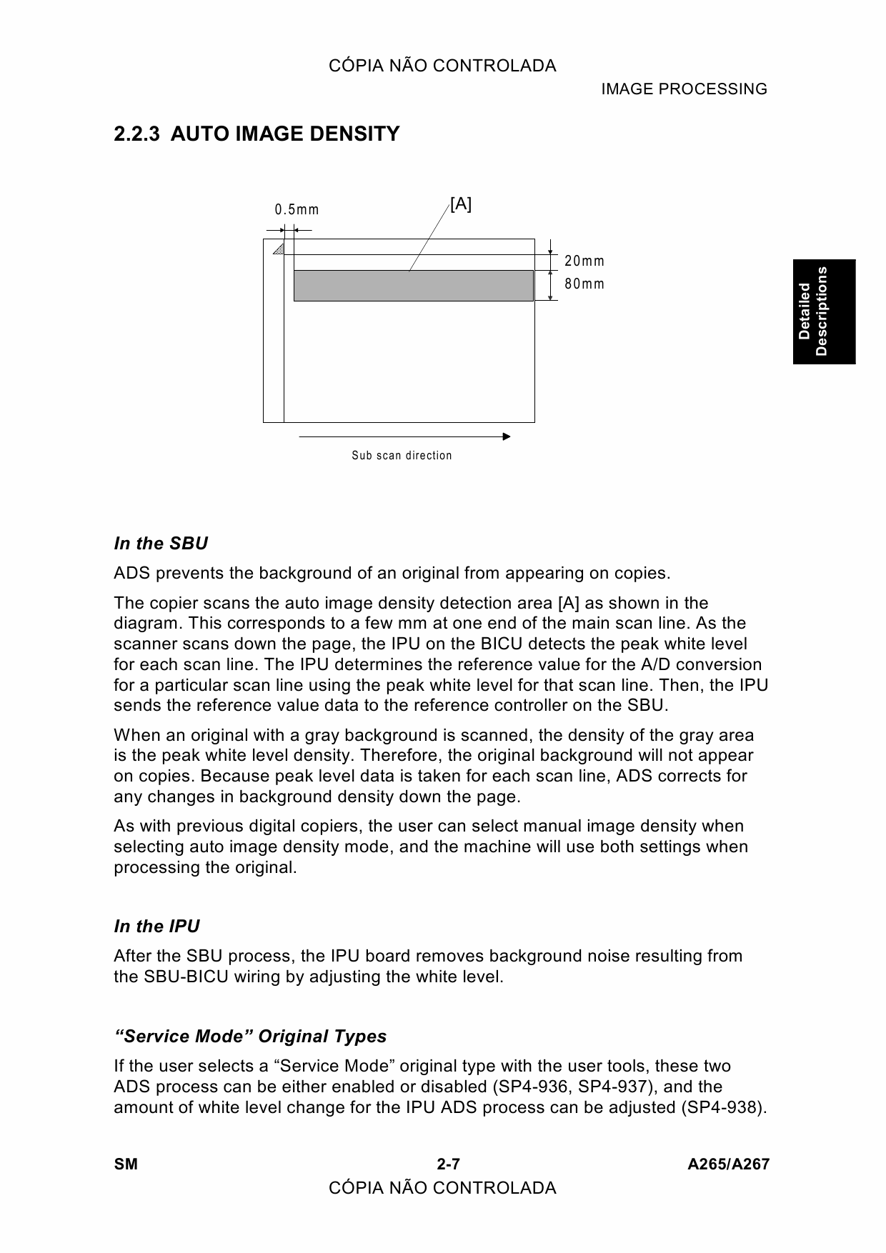 RICOH Aficio 220 270 A265 A267 Service Manual-6